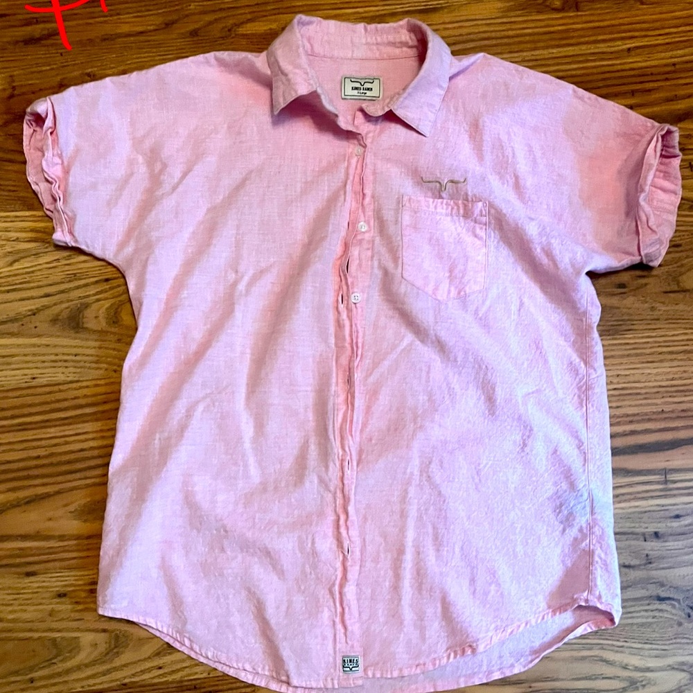 Ranchester Pink - short sleeve button down